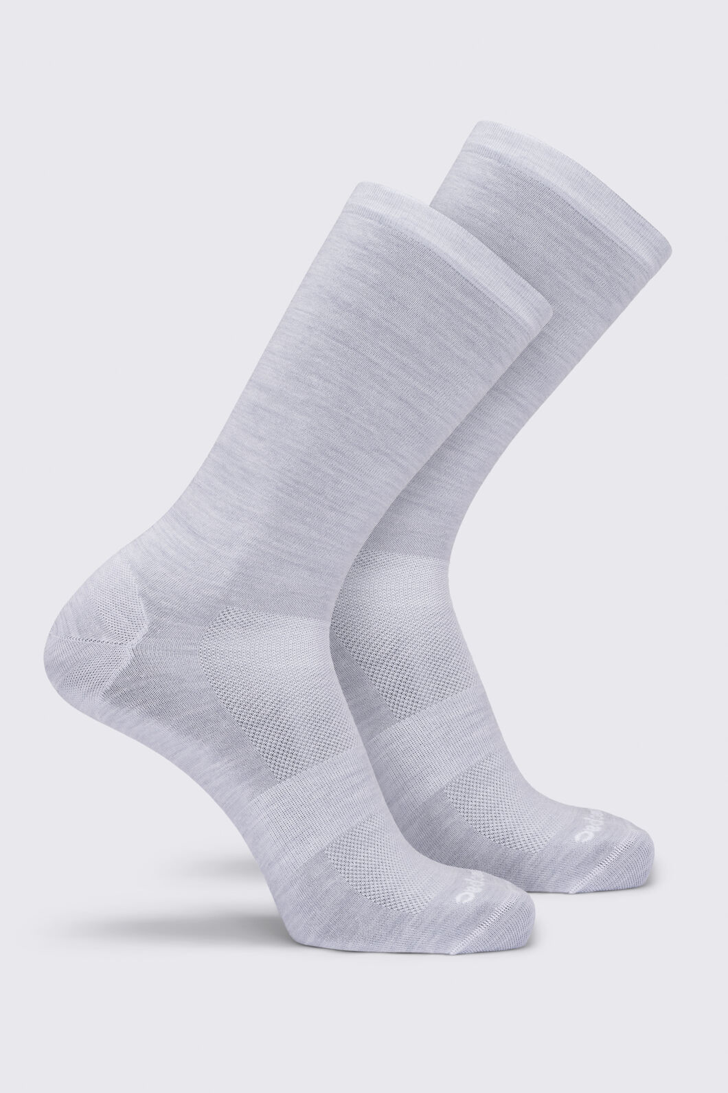 Macpac Everyday Crew Sock &mdash; 2 Pack, Light Grey Marle, hi-res