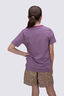 Macpac Kids' Abstract Nature Fairtrade Organic Short Sleeve T-Shirt, Grapeade, hi-res