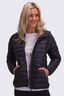 Macpac Women's Uber Light Hooded Down Jacket, Black, hi-res