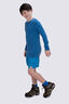 Macpac Kids' Winger Shorts, Mediterranean Blue, hi-res