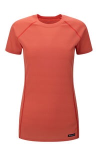 Macpac Women's Geothermal Short Sleeve Top, Langoustino, hi-res