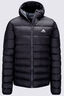 Macpac Men's Orbit Hooded Down Jacket, Black, hi-res