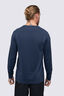 Macpac Men's Limitless Repreve&reg;  Long Sleeve T-Shirt, Navy, hi-res
