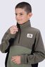 Macpac Kids&rsquo; Heritage Fleece Pullover, Grapeleaf/Four Leaf Clover/Blk, hi-res