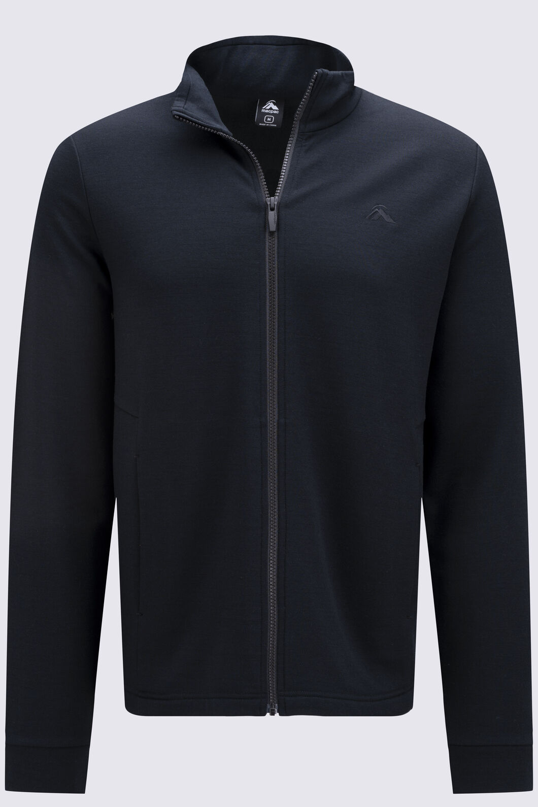 Macpac Men's Craigieburn Merino Blend Jacket, Black, hi-res