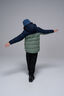 Macpac Kids' Halo Hooded Down Jacket, Navy/Hedge Green, hi-res