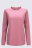 Macpac Women's Fairtrade Organic Cotton Long Sleeve T-Shirt, Dusty Rose, hi-res