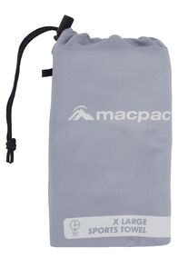 Macpac Sports Towel XL, Charcoal, hi-res