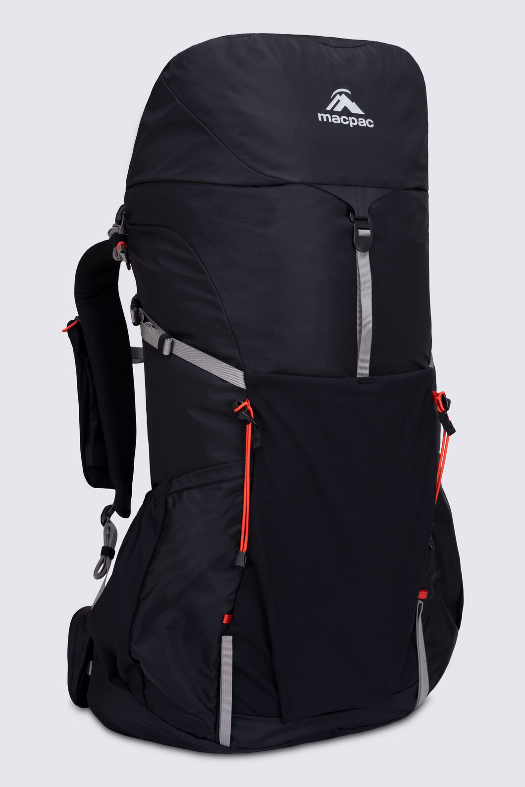 Macpac Volta Vented Hiking Backpack 52L, Anthracite, hi-res