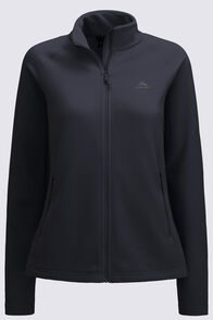 Macpac Women's Tui Fleece Jacket, True Black, hi-res