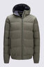 Macpac Men's Narvi Hooded Down Jacket, Winter Moss, hi-res