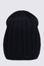 Macpac Slouch Knit Beanie, Black, hi-res