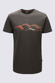 Macpac Men&rsquo;s McIntyre Mountains Fairtrade Organic Cotton Short Sleeve T-Shirt, Forest Night Marle, hi-res