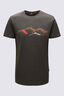 Macpac Men&rsquo;s McIntyre Mountains Fairtrade Organic Cotton Short Sleeve T-Shirt, Forest Night Marle, hi-res