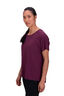 Macpac Women's Eva T-Shirt, Grape Wine, hi-res