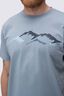 Macpac Men&rsquo;s McIntyre Mountains Fairtrade Organic Cotton Short Sleeve T-Shirt, Tradewinds, hi-res