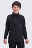 Macpac Kids' Tui Fleece Pullover, Black, hi-res