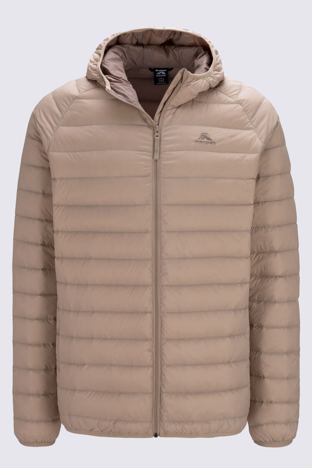 Macpac Men's Uber Light Hooded Down Jacket, Cornstalk, hi-res