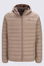 Macpac Men's Uber Light Hooded Down Jacket, Cornstalk, hi-res