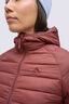 Macpac Women's Uber Light Hooded Down Jacket ♺, Hot Chocolate, hi-res