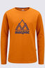 Macpac Kids' Vintage Fairtrade Organic Cotton Long Sleeve T-Shirt, Marmalade, hi-res