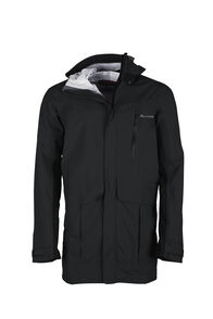Macpac Copland Long Rain Jacket - Men's, Black, hi-res