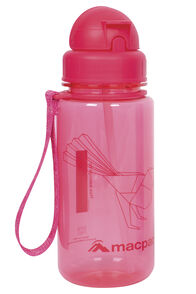 Macpac Kids' Water Bottle — 400ml, Crimson, hi-res