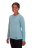 Macpac Kids' Geothermal Long Sleeve Top, Marine Blue Print, hi-res