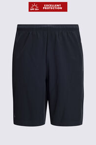 Macpac Men's Fast Track Long Shorts, Black, hi-res