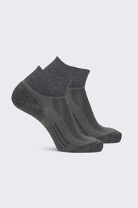 Macpac Trail Quarter Sock &mdash; 2 Pack, Monument/Iron Gate, hi-res