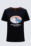 Macpac Women's Wilderness Equipment Fairtrade Organic Cotton Short Sleeve T-Shirt, Black, hi-res