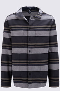 Macpac Men's Hudson Overshirt, Asphalt Stripe, hi-res