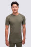 Macpac Men's Geothermal Short Sleeve Top, Clover, hi-res