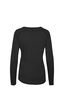 Macpac Women's Ella 180 Merino Long Sleeve T-Shirt, Black, hi-res