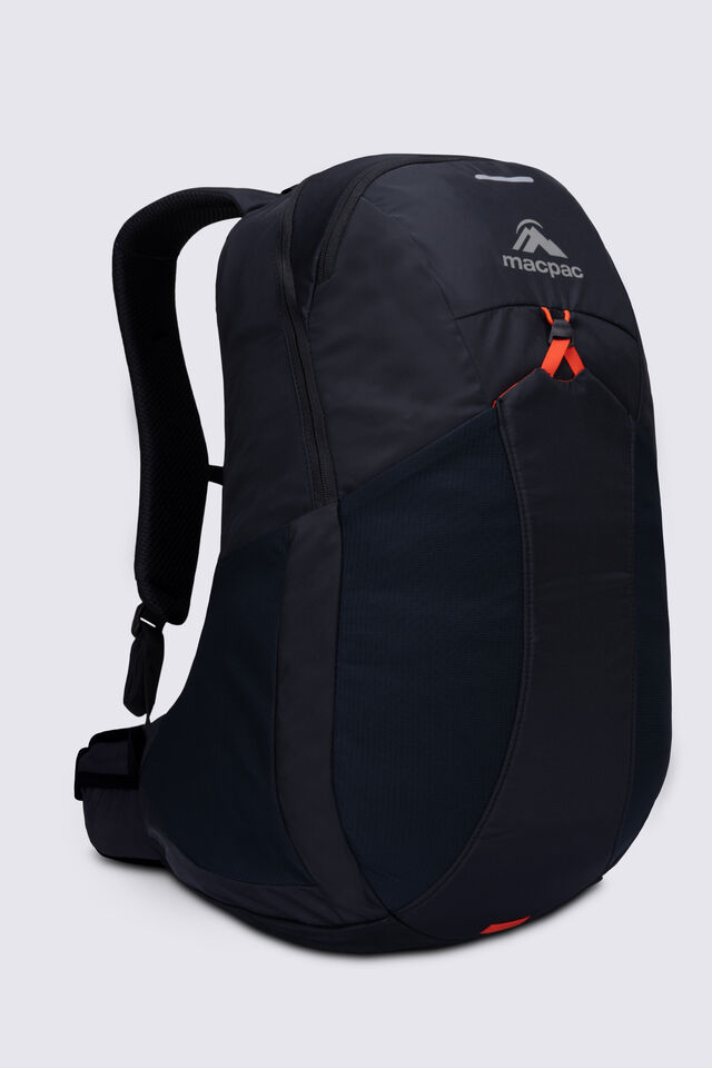 Macpac Rāpaki 28L Backpack, Black/Orange, view 1