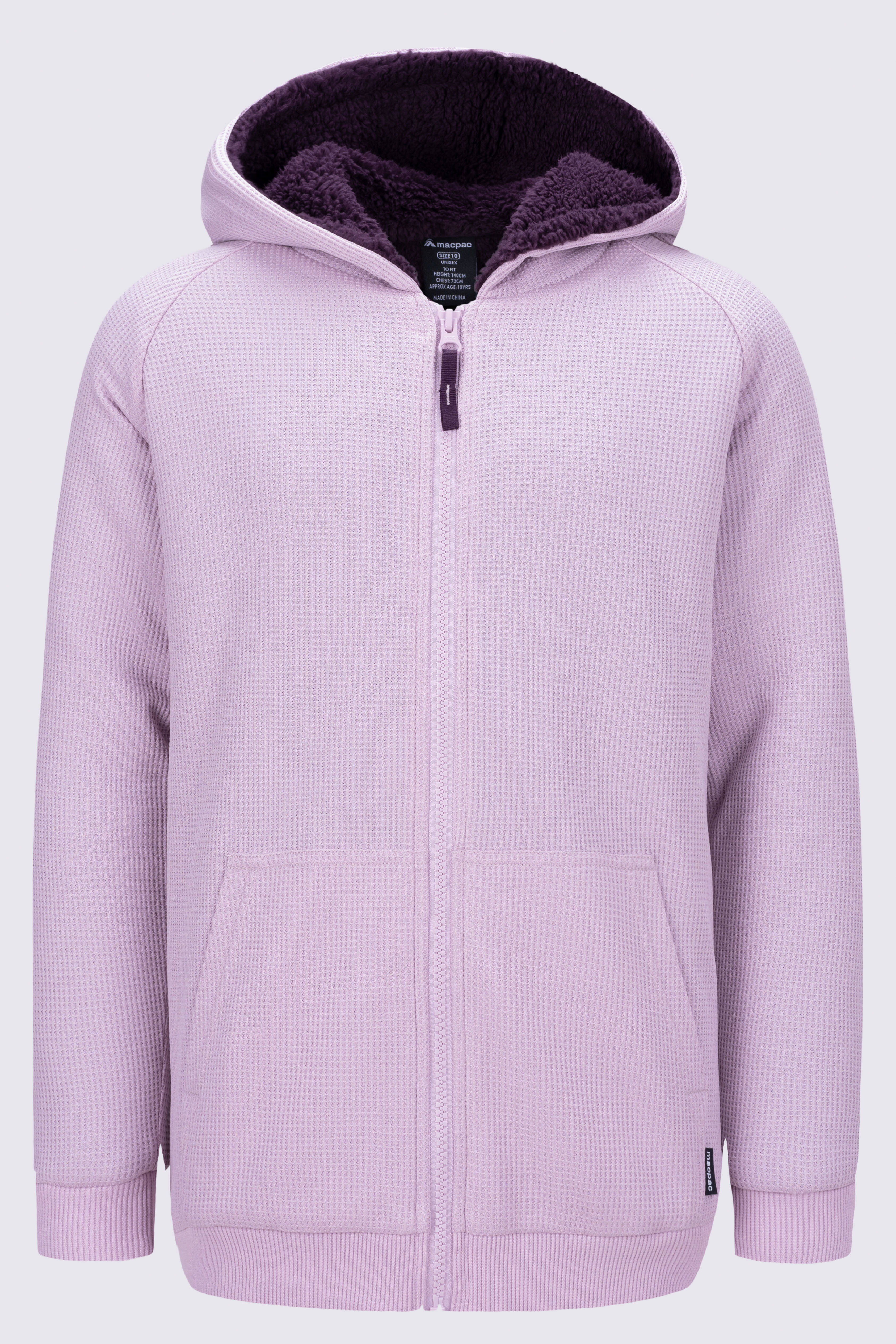 Macpac waffle sherpa hoody hot sale