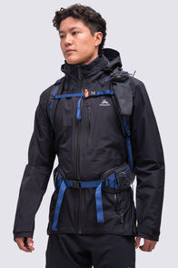 Macpac Men's Traverse Rain Jacket, Black, hi-res