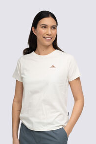 Macpac Women's Te Papakura O Taranaki NP Fairtrade Organic Cotton T-Shirt, Tofu, hi-res