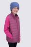 Macpac Kids' Uber Light Down Vest ♺, Malaga, hi-res