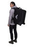 Macpac 80L Wheeled Duffel Bag, Black, hi-res