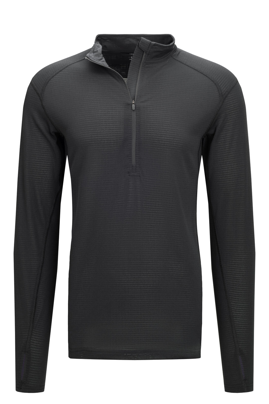 Macpac Men's Prothermal Fleece Top, Black, hi-res