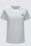 Macpac Women's Vintage Embroidered Fairtrade Organic Cotton T-Shirt, Surf Spray, hi-res