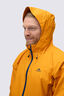Macpac Men's Mistral Rain Jacket, Dark Cheddar, hi-res