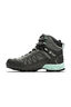 Lippi Women's Bravo Evo Mid Hiking Boots, Dark Grey/Turquoise, hi-res