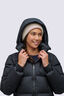 Macpac Women's Orb Hooded Down Jacket, Black, hi-res