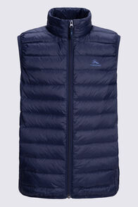 Macpac Kids' Uber Light Down Vest, Baritone Blue, hi-res