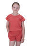 Macpac Kids' Mica Playsuit, Spiced Coral, hi-res