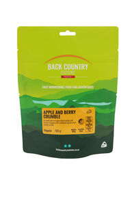 Back Country Cuisine Apple and Berry Crumble — 150 g, Light Green, hi-res