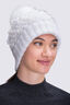 Macpac Snow Pom Pom Beanie, White, hi-res