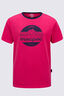 Macpac Kids' Retro Fairtrade Organic Cotton T-Shirt, Raspberry, hi-res